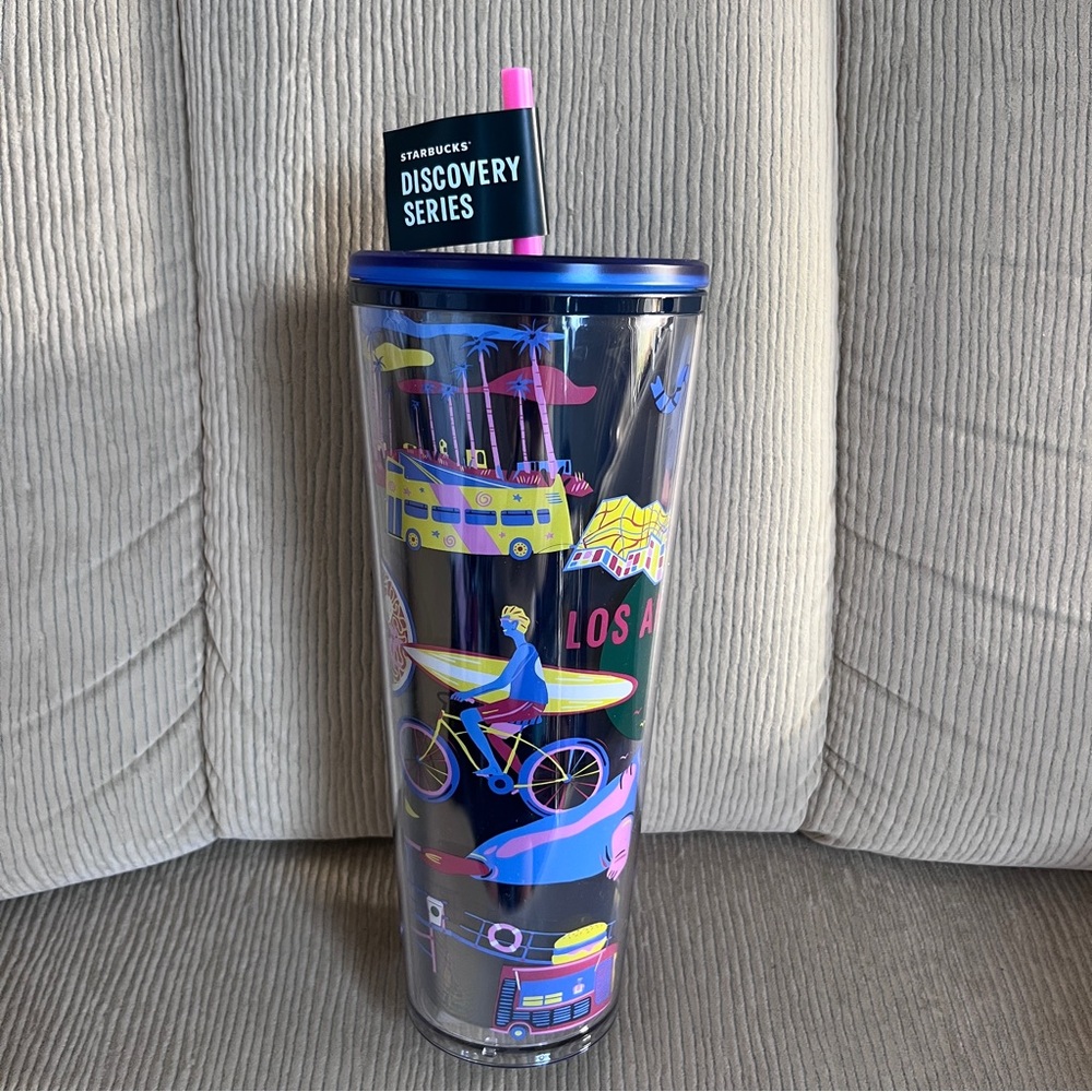 NEW Starbucks Discovery Series LOS ANGELES Tumbler, Venti 24 oz.